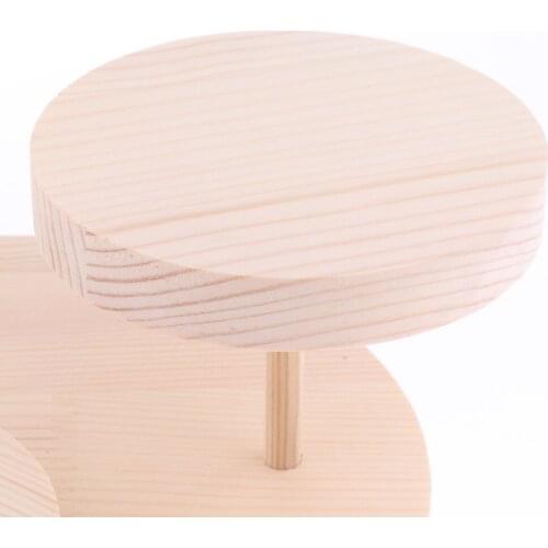 Natural Wood Sunglasses Eyeglasses Rack Display Stand Glasses Holder Organizer Home Office Desk Decor Tool