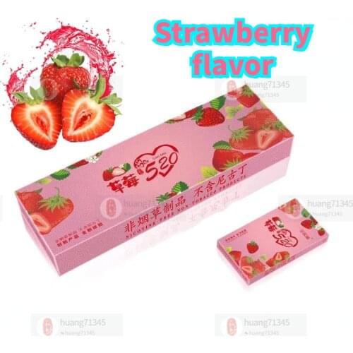 New fashion lifestyle, strawberry flavor, nicotine-free substitute, smoking cessation, unisex decompression