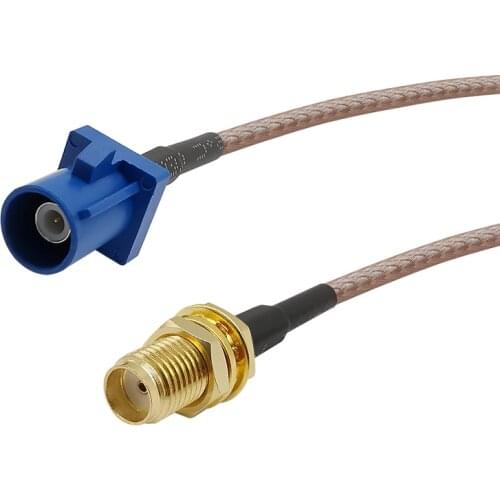 1Pcs Fakra C Male Plug Adapter to SMA Female Jack GPS Antenna Extension Coaxial Cable RG316 Pigtail Assembly Wire Connector