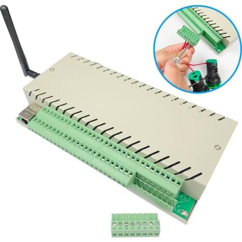 Wifi ethernet relay board switch web server controller smart home automation work in LAN WAN PC phone APP