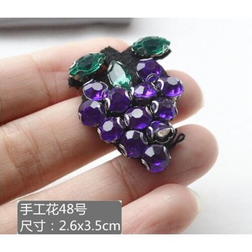 Handmade sequins collar Patch applique embroidery flower patches for clothing shoes bags Sewing Craft decoration accessories