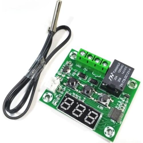 Temperature Controller W1209 Thermostat Incubation Thermostat Temperature Control Switch Digital 12V Heat Cool Control