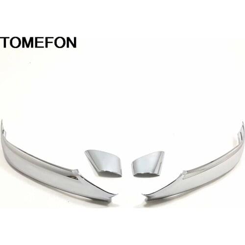 TOMEFON Exterior Accessories For Audi Q7 2016 2017 2018 Side Door Rearview Mirror Decorative Trim Moulding Styling ABS Chrome