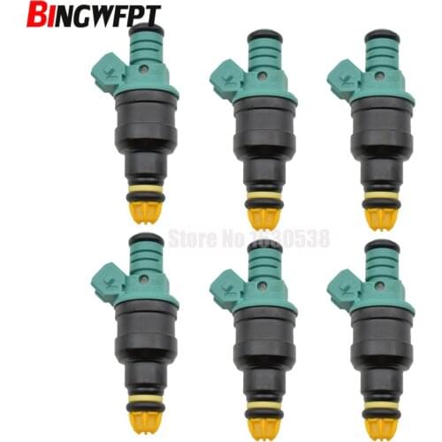 6pc/lot Fuel Injectors 0280150415 For BMW 323i 323is 325i 325is 525iT 2.5L M3 3.0L