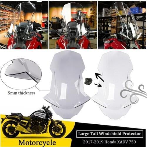 Windscreen Windshield For Honda XADV 750 X-ADV X ADV 2017 2018 2019 Visor Wind Deflectors Protector Motorcycle Accessories
