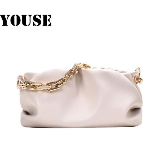 YOUSE Brand 2020 New Fashion Womens Bag Trend Versatile Fashion One-shoulder Bags Temperament Versatile Cloud Bags Tote Bags