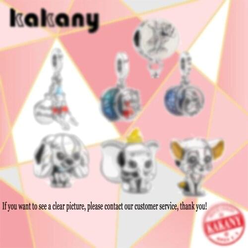 2021 New Fashion 100% S925 Sterling Silver Six Kinds Of Cute Animal Charm Small Pendants Original Diy Jewelry Suitable For Women