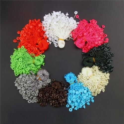 1000 pieces hang tag cord 7 inches quality hang tag string cord for garment price tag seal tag roud head