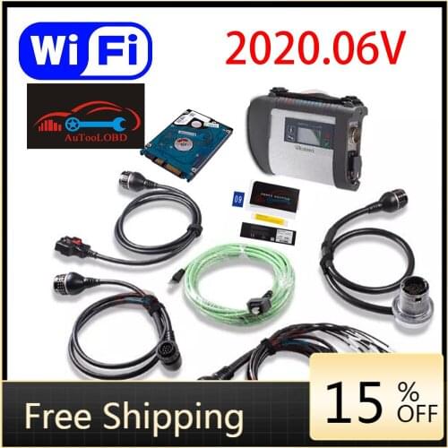 2020 High quality MB sd c4 star software mb star c4 sd connect with 2020.09 newest softwares for cars trucks Diagnosis tools