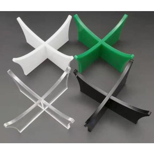 Acrylic Ball Stand - Holds Footballs, Basketballs, Volleyballs or Soccer Balls - Portable Ball Display Stand Holder