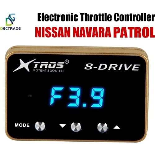 Dectrade Car Electronic Throttle Controller Racing Accelerator Potent Booster For Nissan Navara Patrol Y62 Tuning Parts 8 Drive