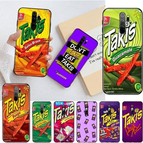 PENGHUWAN takis fuego takis chips Newly Arrived Black Cell Phone Case for Redmi Note 8 8A 7 6 6A 5 5A 4 4X 4A Go Pro Plus Prime