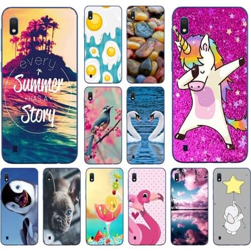 A Case For Samsung A10 Case Soft Silicone phone bag cover For Samsung Galaxy A10 GalaxyA10 A 10 SM-A105F A105 cartoon shells