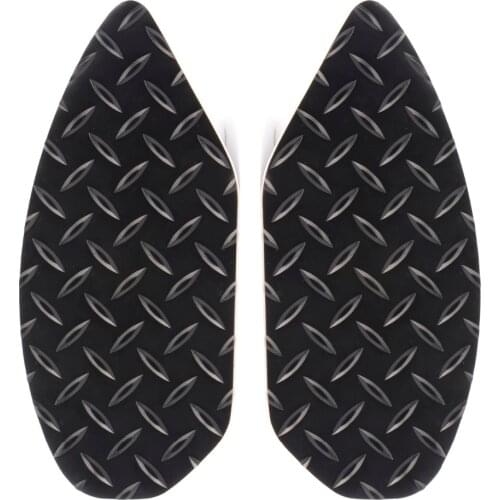 Black Motorcycle Rubber Side Gas Fuel Tank Knee Grip Traction Pad Decals Protector Sticker for Honda CBR1000 2004-2007