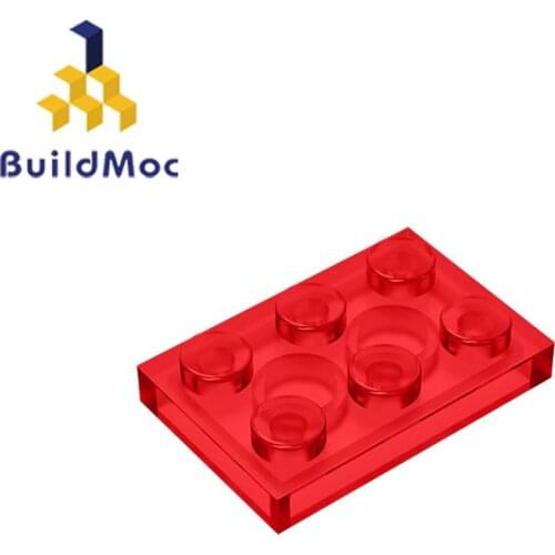 BuildMOC Compatible Assembles Particles 3021 2x3 For Building Blocks Parts DIY Story Educational Cre