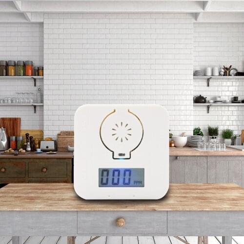 LCD Carbon Monoxide CO Detector Profession Home Safety Gas Sensor Sensitive Smoke Poisoning Warning Alarm Monitor for Kitchen