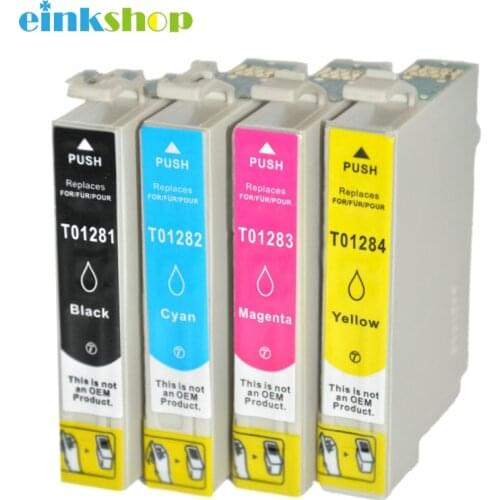 Einkshop T1281 - T1284 Ink Cartridges for Epson Stylus sx125 sx130 sx230 sx235w sx420w sx430w sx425w sx435W t1281 Printer