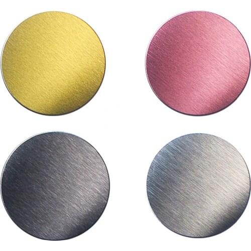 2pcs/lot 40x40mm Metal Plate disk iron sheet for Magnet Mobile Phone Holder For Magnetic Car Phone Stand holders Zte samsung