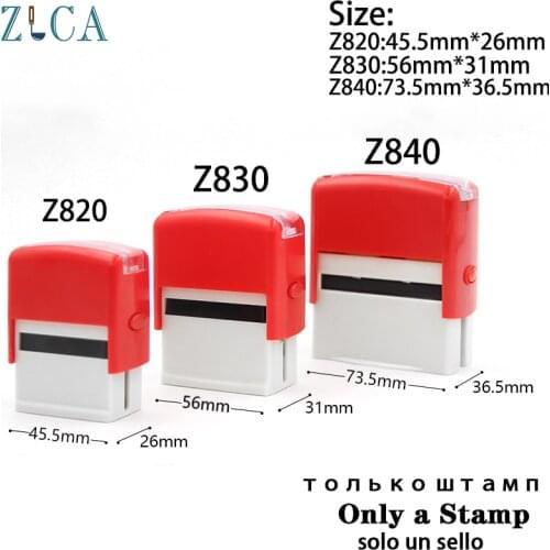 3Size Blank Seal DIY Self-Inking Personalised Business Name Number Address Printing DIY Typeface Combination Custom Mini Stamp