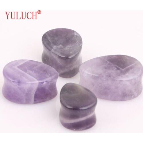 YULUCH 2018 New Drops Stone Natural Earmuffs Body Piercing Jewelry Couple Fashion Jewelry Accessories Gifts