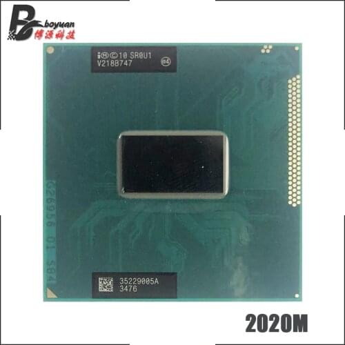 Intel Pentium 2020M 2020M SR0VN SR0U1 SR184 2.4 GHz Dual-Core Dual-Thread CPU Processor 2M 35W Socket G2 / rPGA988B