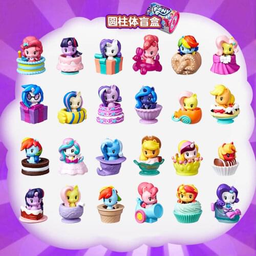 Hasbro My Little Pony Doll Q Version Blind Bag / Various Treasure Hunt Girls Toys Gifts 4CM