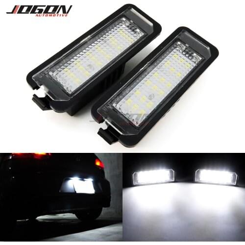 Car LED Trunk Number License Plate Light For Volkswagen VW GOLF 4 5 6 7 GTI R Passat CC Scirocco Jetta EOS Beetle Polo Lupo