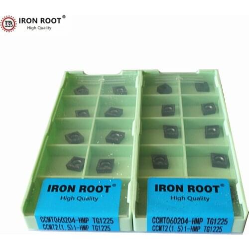 Lathe Cutting Tool CCMT060204 / 09T308 / 120404-HMP TG1225 Series Turning Carbide Insert For Steel Parts