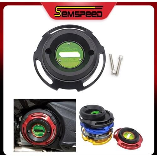 SEMSPEED Motorcycle TMAX Engine Stator Guard Cover Crash Slider CNC Engine Case For Yamaha T-MAX TMAX 530 DX SX 2017 2018 2019