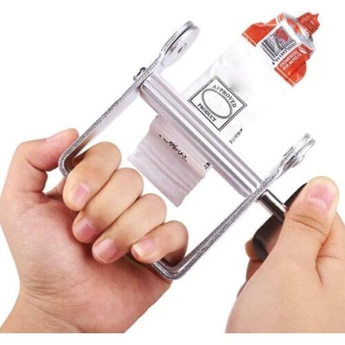 1Pcs Tube Squeezer Lazy Toothpaste Dispenser Metal Squeezing Tool Hair Color Dye Cosmetic Paint Squeezer Tube Wringer Roller 310