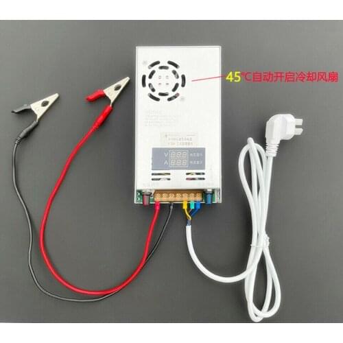 3.2v3.7v Adjustable Single Lithium Battery Charger With Display 12V 24V10A 20A 50A100 Power Supply