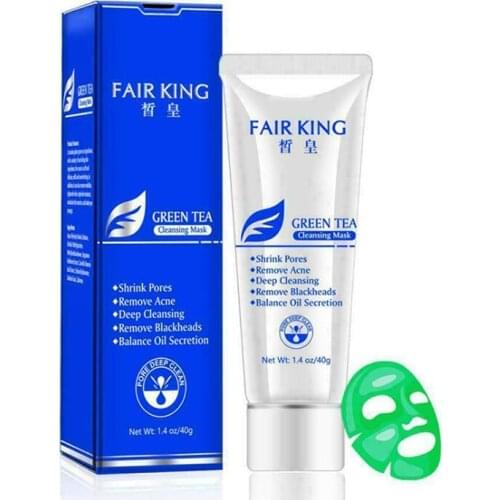 40g Green Tea Peel Off Face Mask Remove Blackhead Deep Pore Cleansing Shrink Pores Oil Balance Acne Remover