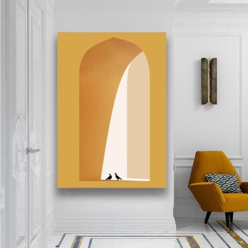 European Style Abstract Architecture Wall Art Decoration Painting Roman Column Arch Print On Canvas Poster Room Gallery Decor