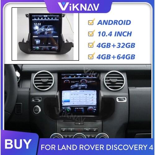 Android Screen Car Radio Multimedia Player for Land Rover Discovery 4 LR4 2009-2016 Auto Stereo Receiver GPS Navigation