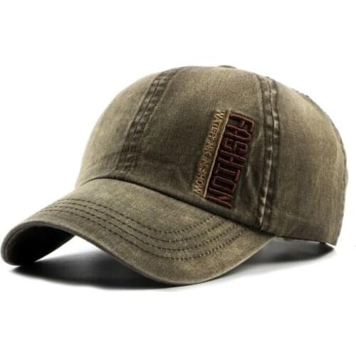 CEQING001 New spring women casual washed cotton snapback hat Men letter embroidery baseball cap Adjustable Bone Dad hat gorras