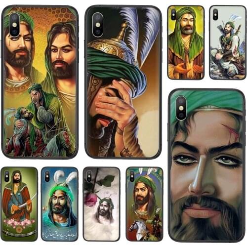 Colou For Huawei Honor 10X Lite Case V40 Lite Play 5T 20 9S 9C 9X Islam Shia Imam Ali Iraq Arabic Black Hoesjes Luxury Coque