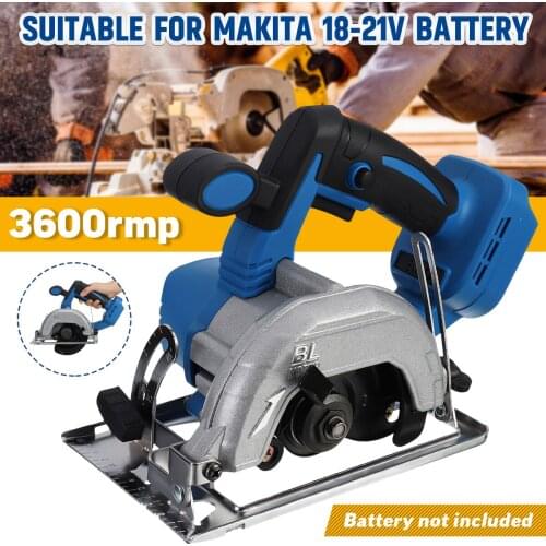 1200W 150mm Electric Circular Saw Plunge Cut Track Cutting Wood Metal Tile Cutter Electric Saw Power Tool for Makita 18V Battery