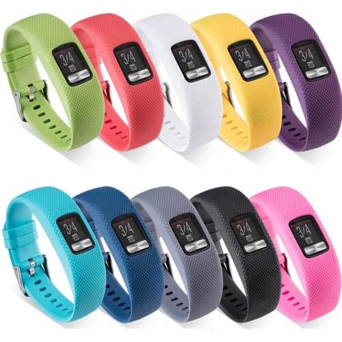 Silicone Strap Wristband for Garmin Vivofit 4 Bracelet Smart Watch Band Strap Accessories Replacement Band for Garmin Vivofit4