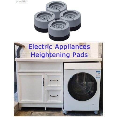Washing machine Heightening mats anti-skid anti-shock automatic universal holder higher damping pads refrigerator base 4pcs/lot