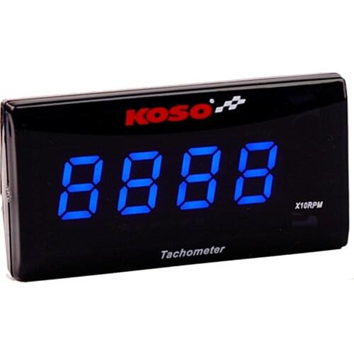 Koso Motorcycle Tachometer Gauge 0~20000 RPM Digital Display Moto Temperature Gauge 0~120 Degree for Yamaha Nmax BMW KAWASAKI