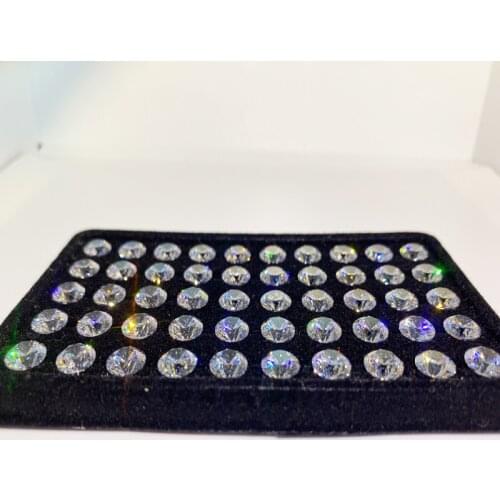 Heat Resistance White Round Cubic Zirconia 3A Quality Wuzhou Factory Price Loose Gemstone CZ Zircon