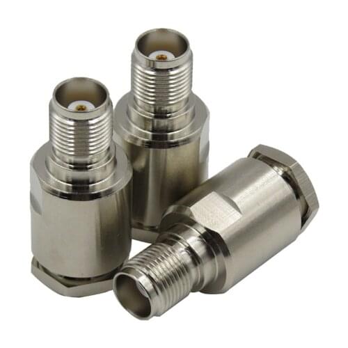 TNC Female Clamp For RG58 LMR195 /RG6 LMR300/RG8 LMR400 cable Coaxial RF Adapters Connector