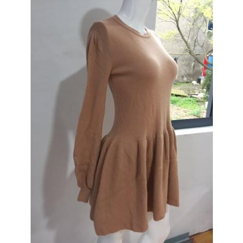 Spring Autumn 100% Cashmere Sweater Dress Women Sweaters free shipping