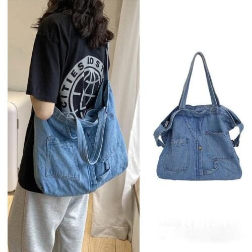 Bag women straddle bag with big bag cowboy handbag single shoulder canvas bag