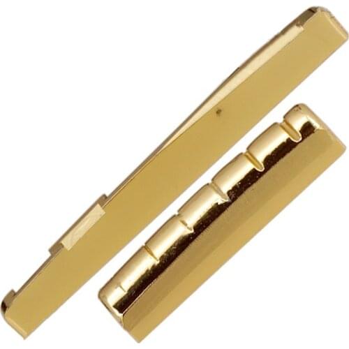 2Pcs/set Brass Acoustic Guitar Nut Bridge Saddle Guitar Part 3sizes Can Be Choosed Musical instrument Accessories