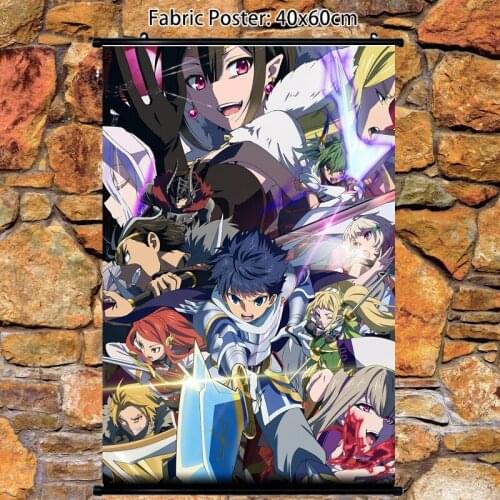 Anime Poster So I'm a Spider So What Zagan Analeit Julius Quarto Hyrince Phthalo Balto Wall Scroll Kumo Desu ga, Nani ka