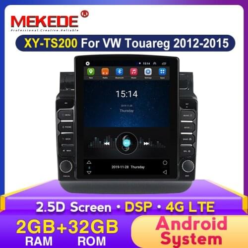 MEKEDE 2G+32G DSP WIFI Car Radio Multimedia Player For VW Touareg 2012 2013 2014 2015 Carplay WIFI 4G LTE NO 2DIN DVD