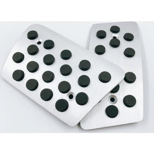 Car Accessories For JEEP WRANGLER AT Styling Accelerator Brake Footrest Refit Automatic Plate Pedal Stickers Cover Pads