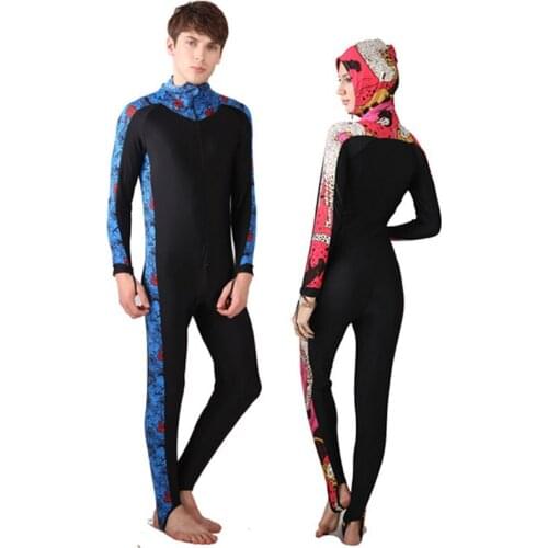 One-piece Dive Skin Full Body with Cap for Men and Women (w/ Bra) Premium Nylon Lycra Wetsuit Swim Jump Suits Rash Guard 1003