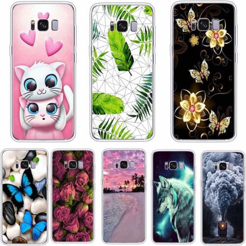 Case For Samsung Galaxy S8 Edge Silicone Case Cute Pattern Soft TPU Case For Samsung Galaxy S8 Bumper Phone Case Coque